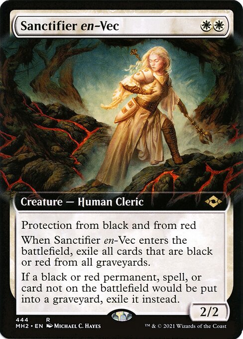 [Foil] MH2 444 Sanctifier en-Vec (Extended Art) R
