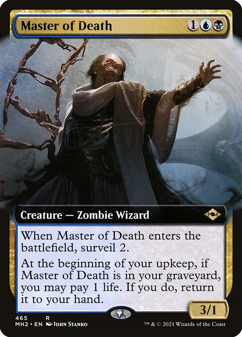 [Foil] MH2 465 Master of Death (Extended Art) R