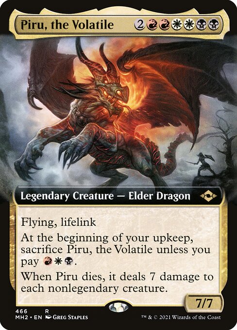 MH2 466 Piru, the Volatile (Extended Art) R