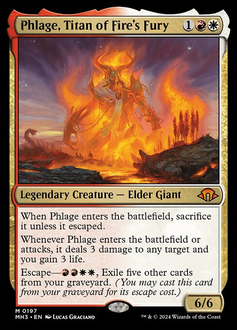 [Foil] MH3 197 Phlage, Titan of Fire's Fury M