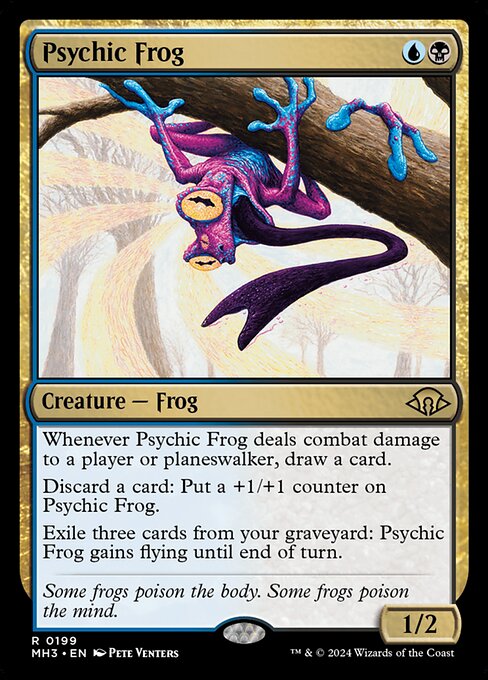 MH3 199 Psychic Frog R