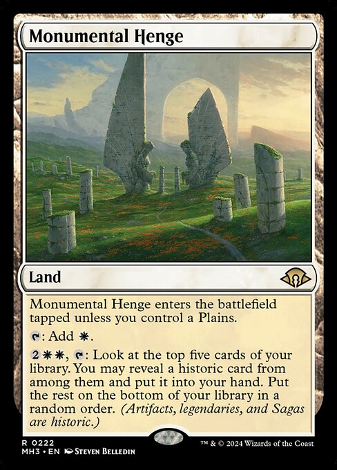 MH3 222 Monumental Henge R