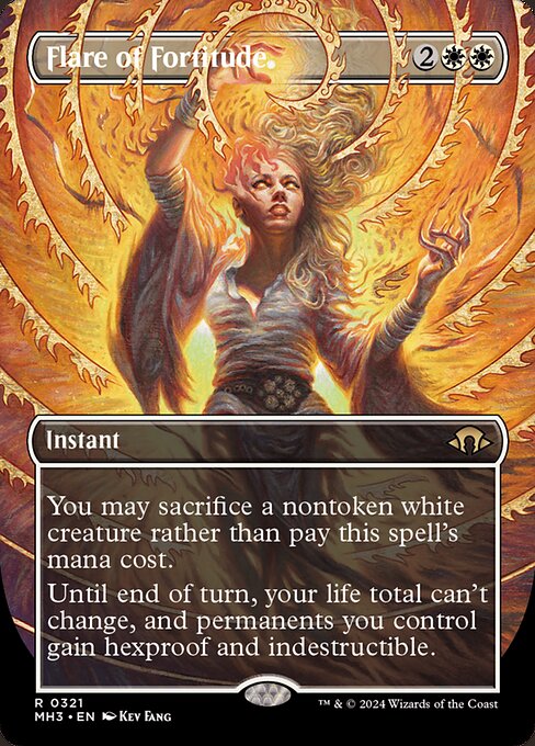 [Foil] MH3 321 Flare of Fortitude (0321 - Borderless) R