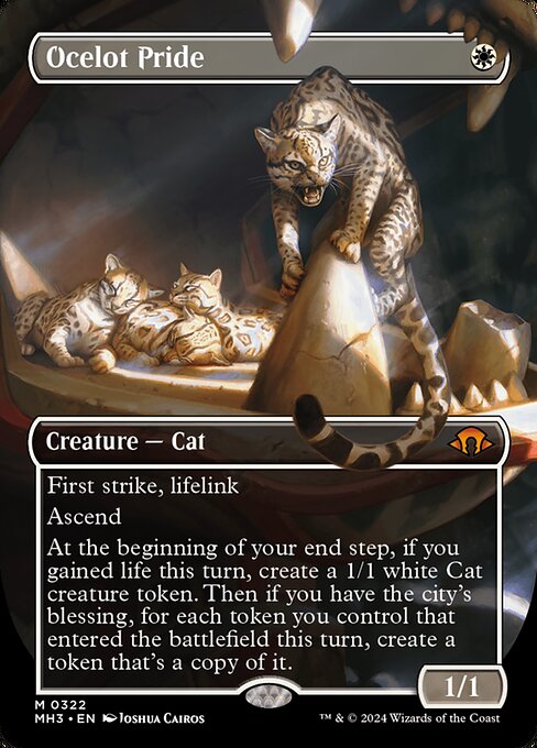 [Foil] MH3 322 Ocelot Pride (0322 - Borderless) M