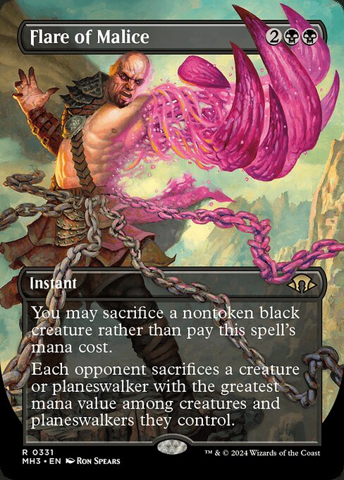 MH3 331 Flare of Malice (0331 - Borderless) R