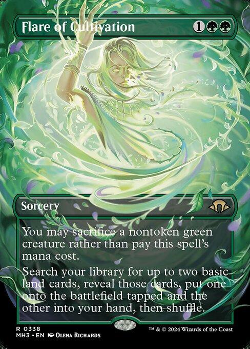 [Foil] MH3 338 Flare of Cultivation (0338 - Borderless) R