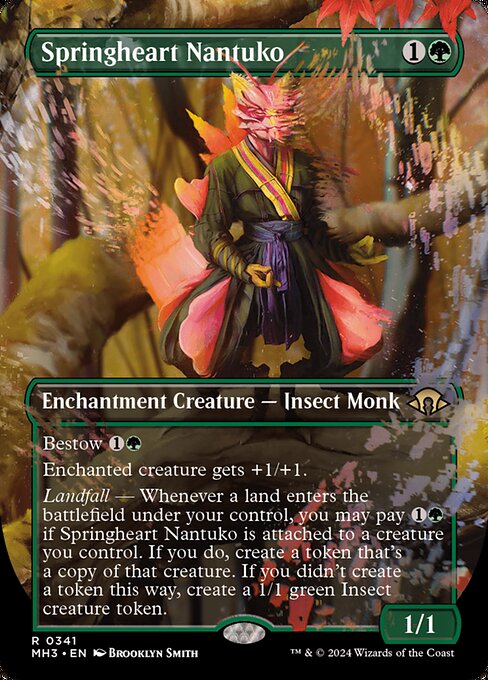 [Foil] MH3 341 Springheart Nantuko (0341 - Borderless) R
