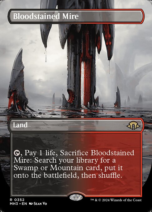 MH3 352 Bloodstained Mire (0352 - Borderless) R