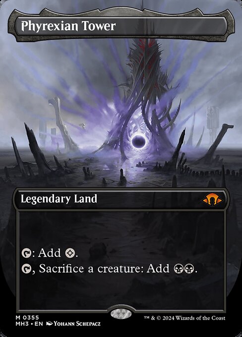 MH3 355 Phyrexian Tower (0355 - Borderless) M