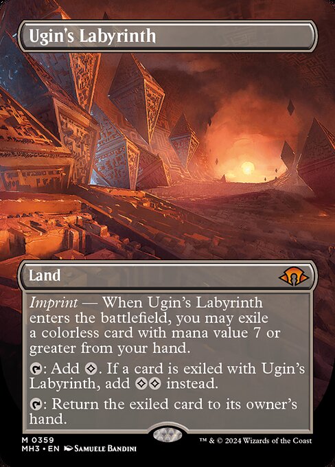 MH3 359 Ugin's Labyrinth (0359 - Borderless) M