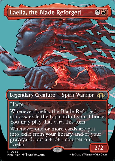 MH3 368 Laelia, the Blade Reforged (0368 - Borderless) R