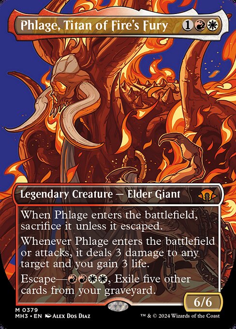 MH3 379 Phlage, Titan of Fire's Fury (0379 - Borderless) M