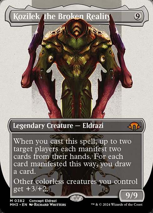 MH3 382 Kozilek, the Broken Reality (0382 - Borderless) M