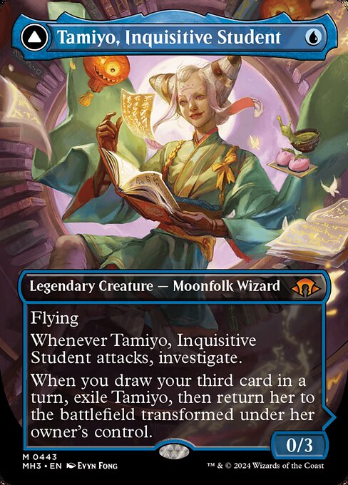 MH3 443 Tamiyo, Inquisitive Student (0443 - Borderless) M