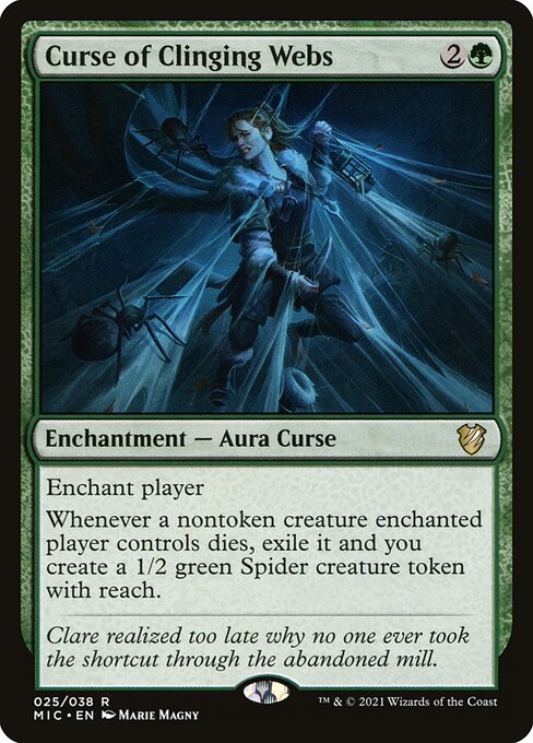 MIC 025 Curse of Clinging Webs R