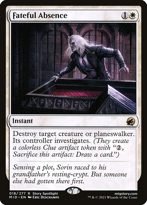 [Foil] MID 018 Fateful Absence R