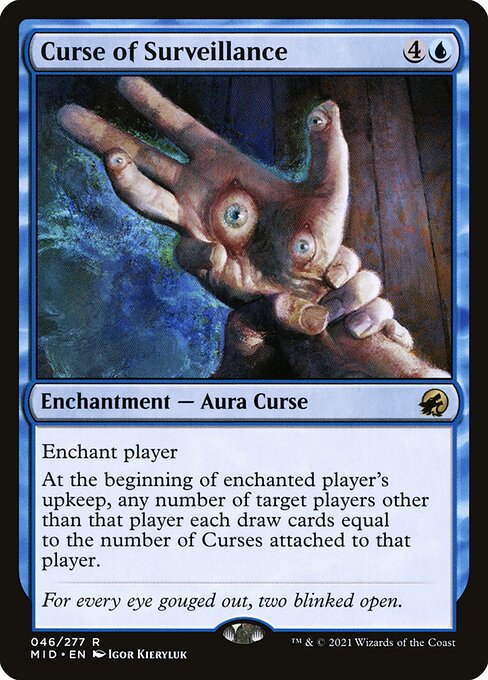 [Foil] MID 046 Curse of Surveillance R