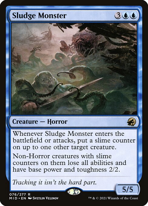 [Foil] MID 076 Sludge Monster R