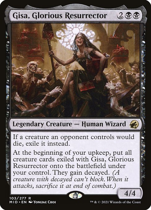 [Foil] MID 103 Gisa, Glorious Resurrector R