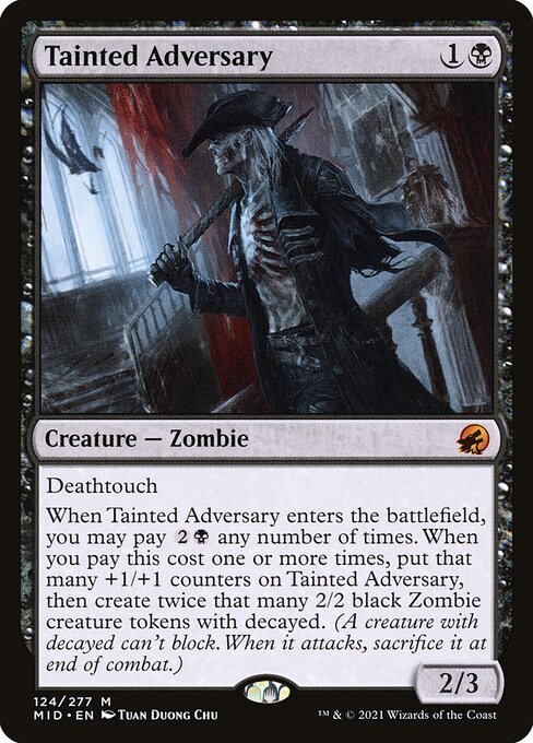 [Foil] MID 124 Tainted Adversary M