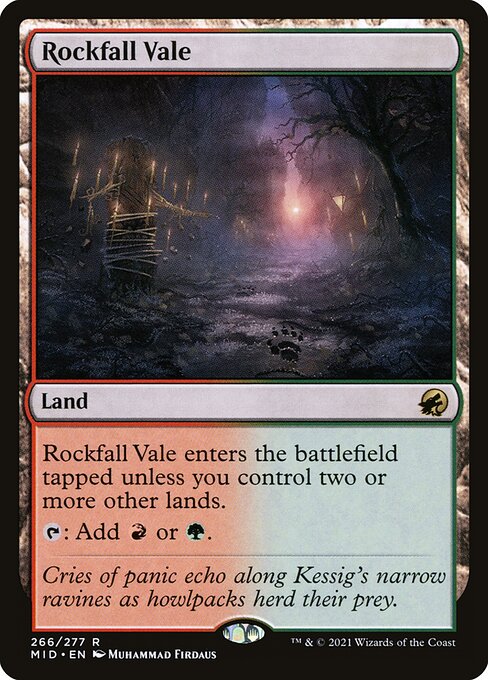 [Foil] MID 266 Rockfall Vale R