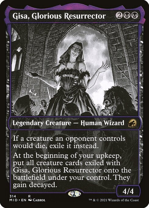 [Foil] MID 314 Gisa, Glorious Resurrector (Eternal Night) R