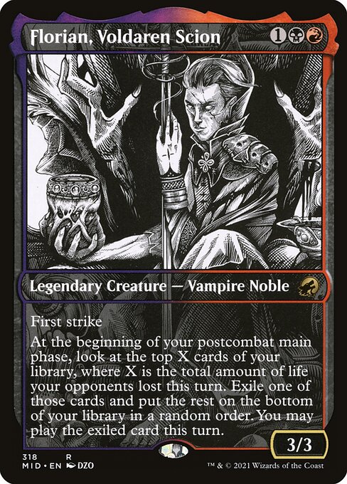 [Foil] MID 318 Florian, Voldaren Scion (Eternal Night) R