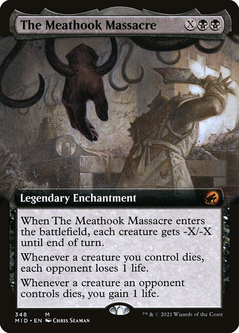 [Foil] MID 348 The Meathook Massacre (Extended Art) M