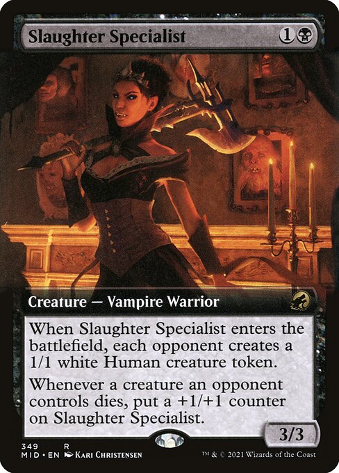 [Foil] MID 349 Slaughter Specialist (Extended Art) R