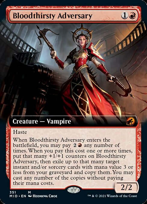 MID 351 Bloodthirsty Adversary (Extended Art) M