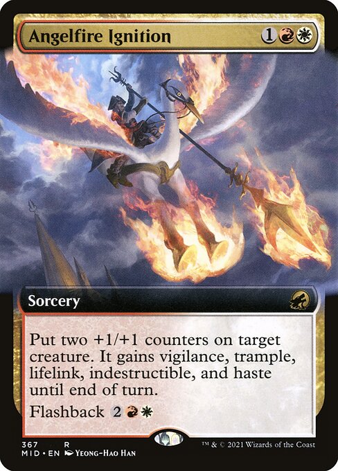 [Foil] MID 367 Angelfire Ignition (Extended Art) R