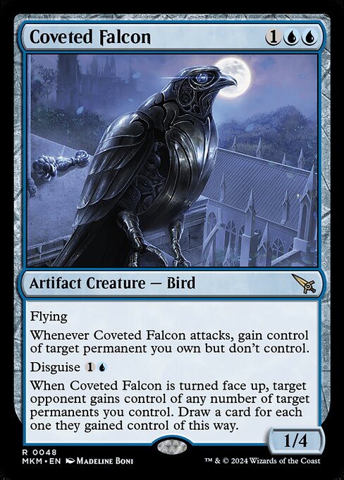 [Foil] MKM 048 Coveted Falcon R