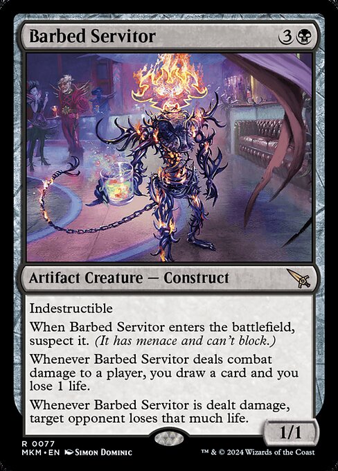 [Foil] MKM 077 Barbed Servitor R