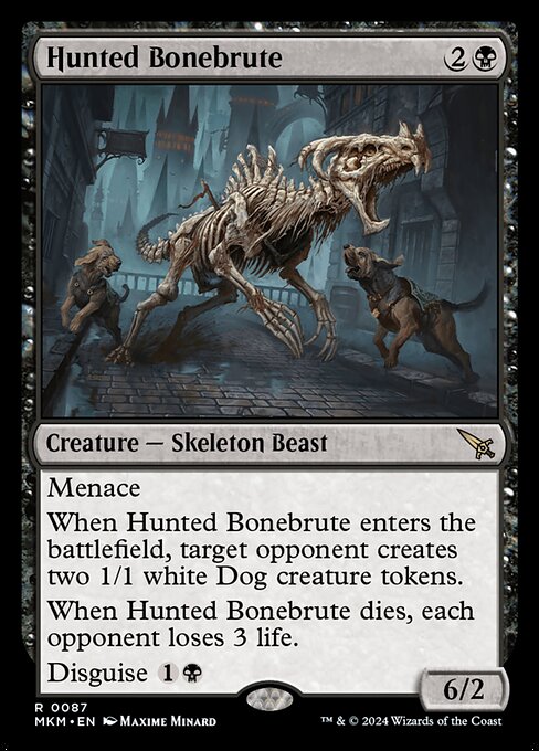[Foil] MKM 087 Hunted Bonebrute R
