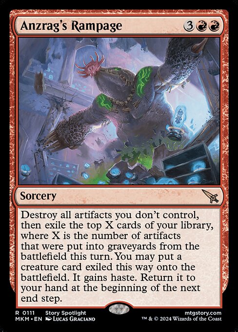 [Foil] MKM 111 Anzrag's Rampage R