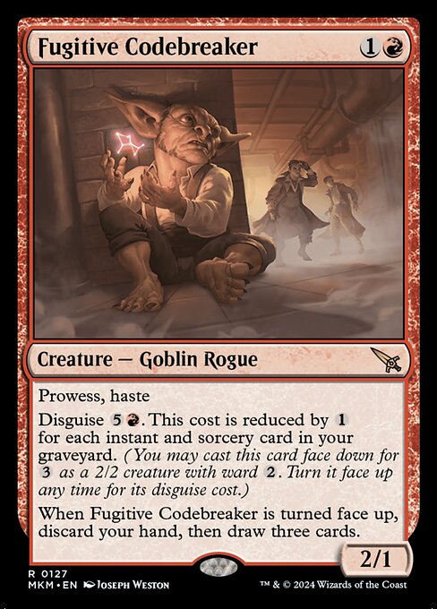 [Foil] MKM 127 Fugitive Codebreaker R