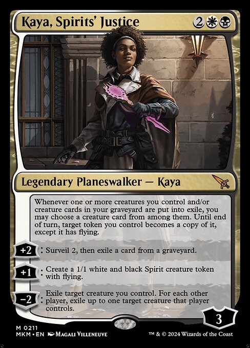 [Foil] MKM 211 Kaya, Spirits' Justice M