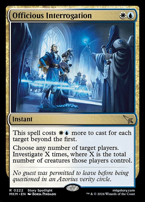 [Foil] MKM 222 Officious Interrogation R