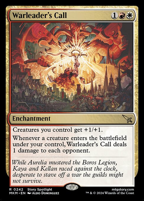 [Foil] MKM 242 Warleader's Call R