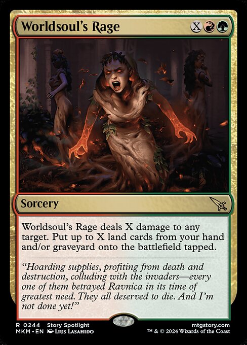 [Foil] MKM 244 Worldsoul's Rage R