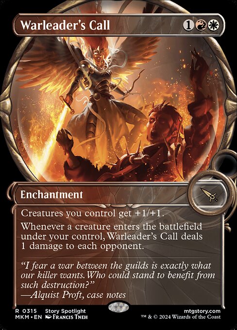 [Foil] MKM 315 Warleader's Call (Showcase Magnified) R