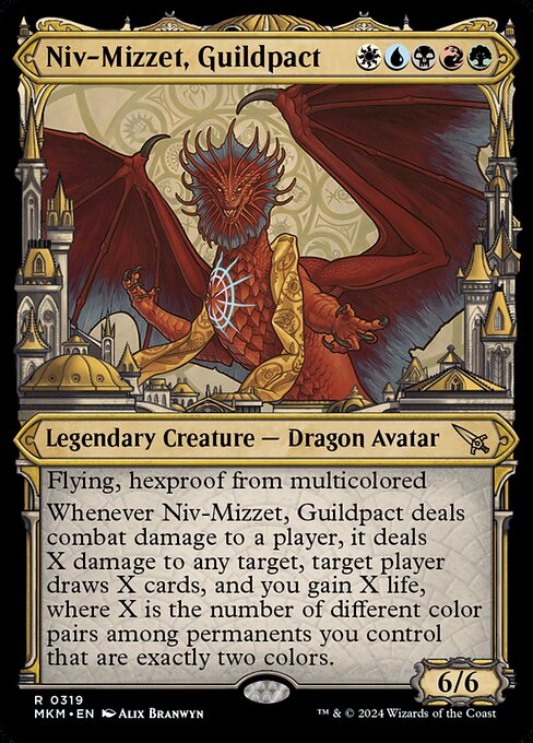 MKM 319 Niv-Mizzet, Guildpact (Showcase Ravnica City) R