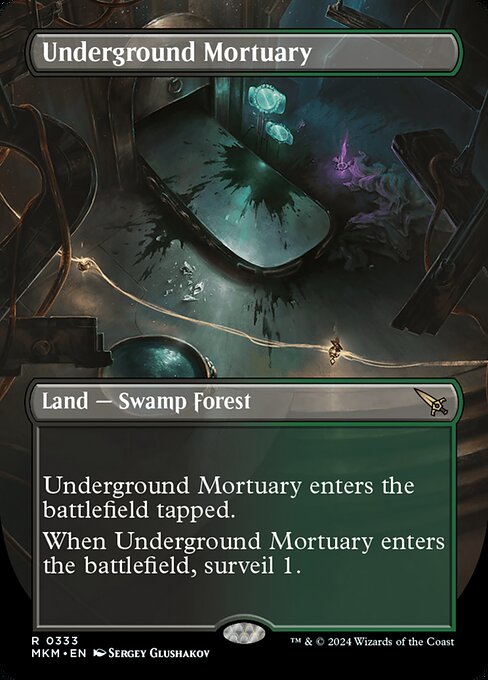 [Foil] MKM 333 Underground Mortuary (Borderless) R