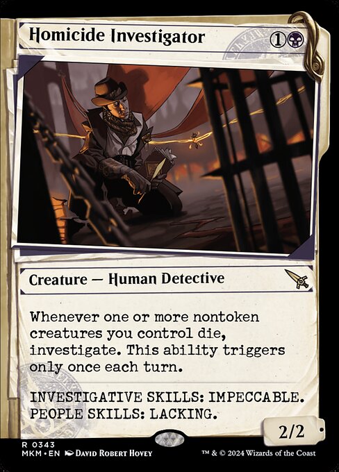 [Foil] MKM 343 Homicide Investigator (Showcase Dossier) R