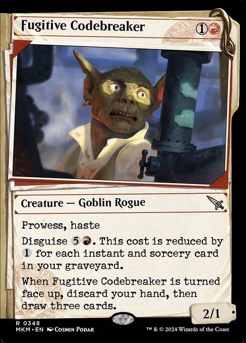 [Foil] MKM 348 Fugitive Codebreaker (Showcase Dossier) R