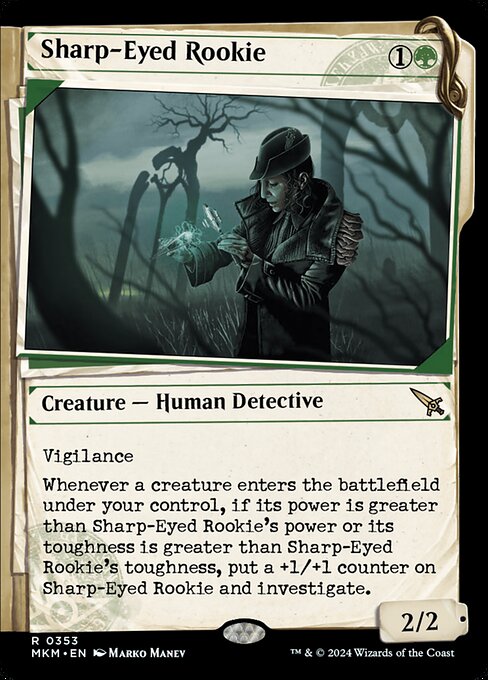 [Foil] MKM 353 Sharp-Eyed Rookie (Showcase Dossier) R