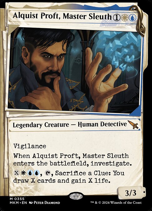 [Foil] MKM 355 Alquist Proft, Master Sleuth (0355 - Showcase Dossier) M