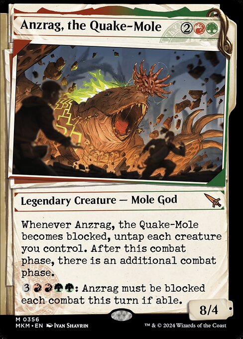 [Foil] MKM 356 Anzrag, the Quake-Mole (0356 - Showcase Dossier) M