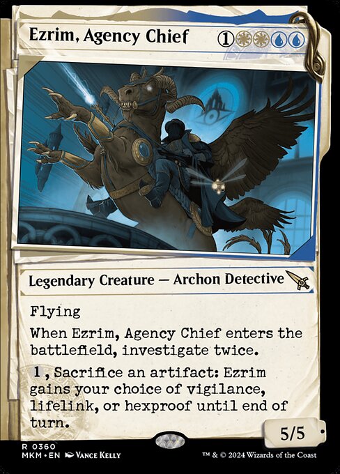 [Foil] MKM 360 Ezrim, Agency Chief (Showcase Dossier) R