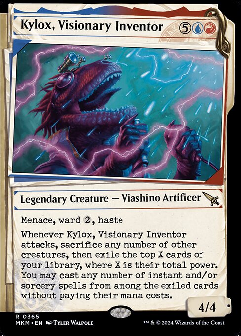 [Foil] MKM 365 Kylox, Visionary Inventor (Showcase Dossier) R